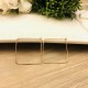 SQUARE HOOP EARRINGS SQUARE HOOP EARRINGS