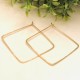 SQUARE HOOP EARRINGS SQUARE HOOP EARRINGS