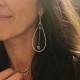TEARDROP CRYSTAL EARRINGS TEARDROP CRYSTAL EARRINGS