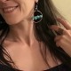 TURQUOISE ARCO EARRINGS TURQUOISE ARCO EARRINGS