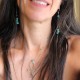 TURQUOISE GEM DROP EARRINGS TURQUOISE GEM DROP EARRINGS