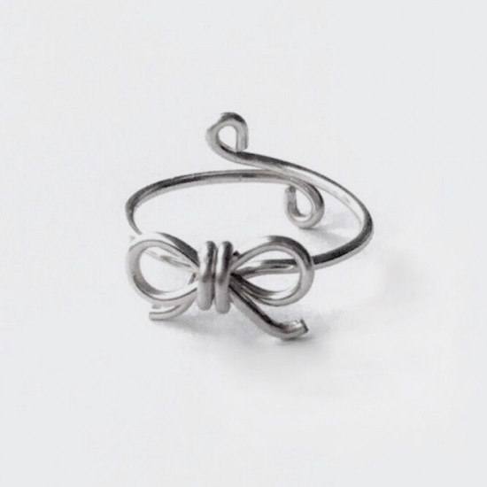 BOW ADJUSTABLE RING