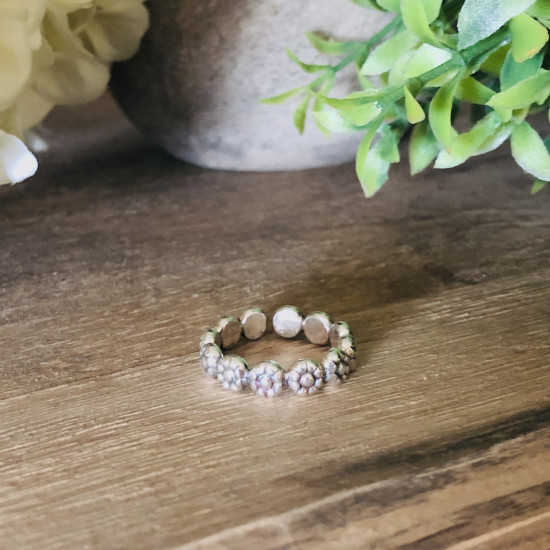 DAISY FLOWER STACKABLE RINGS
