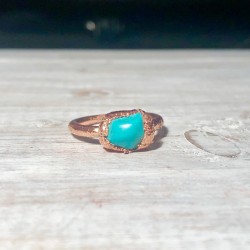 ELECTROFORMED ORGANIC TURQUOISE STONE