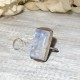  NATURAL RAINBOW MOONSTONE RETANGULAR RING