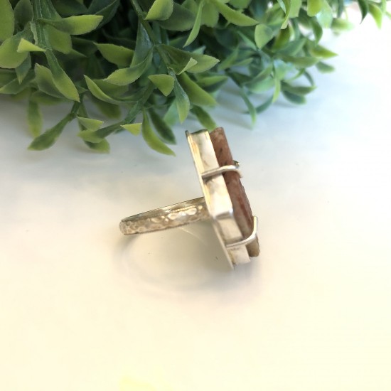 NATURAL RAW SUNSTONES RING NATURAL RAW SUNSTONES RING