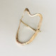 ORGANIC BIG HEART RING