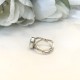 ORGANIC LARIMAR DOUBLE RING ORGANIC LARIMAR DOUBLE RING