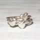 SCULPTED ORGANIC HEART STACKING RING