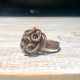 SWIRL COOPER RING