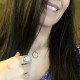 ORGANIC MORGANITE DROP STONE RING ORGANIC MORGANITE DROP STONE RING