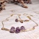 AMETHYST WRAPPED NECKLACE AMETHYST WRAPPED NECKLACE