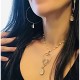 ARTISTIC SHAPED WITH NATURAL ROSE QUARTZ NECKLACE ARTISTIC SHAPED WITH NATURAL ROSE QUARTZ NECKLACE