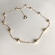 BEAD CHAIN CHOCKER NECKLACE BEAD CHAIN CHOCKER NECKLACE