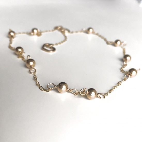 BEAD CHAIN CHOCKER NECKLACE BEAD CHAIN CHOCKER NECKLACE