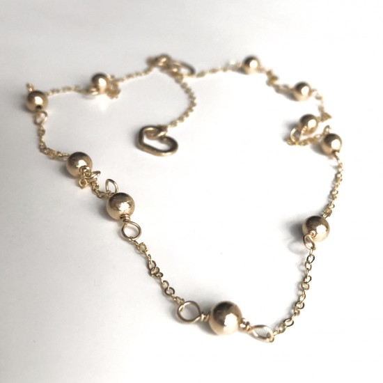 BEAD CHAIN CHOCKER NECKLACE BEAD CHAIN CHOCKER NECKLACE
