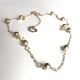 BEAD CHAIN CHOCKER NECKLACE BEAD CHAIN CHOCKER NECKLACE