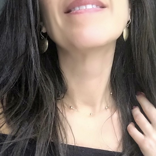 BEAD CHAIN CHOCKER NECKLACE BEAD CHAIN CHOCKER NECKLACE