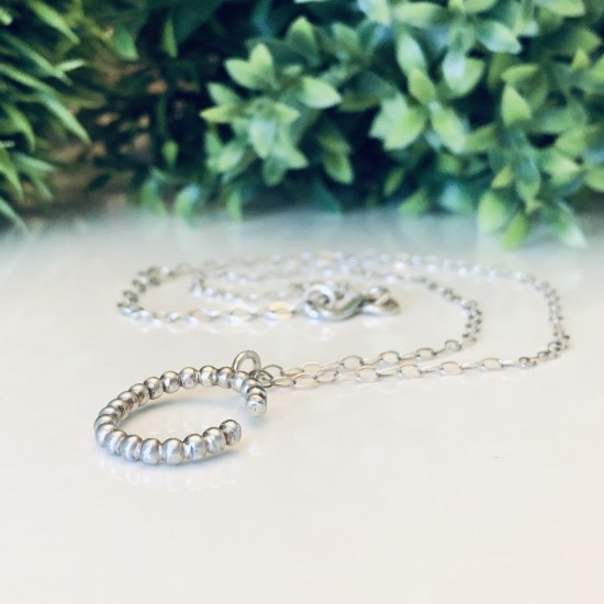 CONNECT THE DOTS LETTER NECKLACE CONNECT THE DOTS LETTER NECKLACE