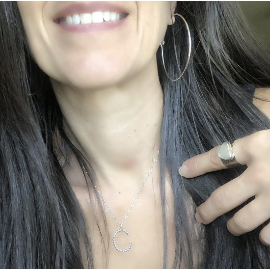 CONNECT THE DOTS LETTER NECKLACE CONNECT THE DOTS LETTER NECKLACE