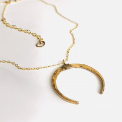 CRESCENT MOON NECKLACE CRESCENT MOON NECKLACE