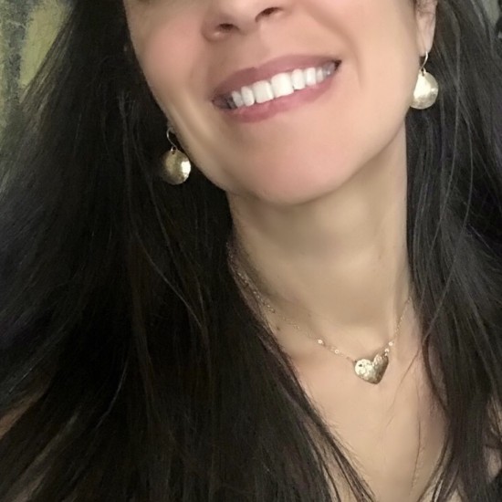 HAMMERED HEART NECKLACE