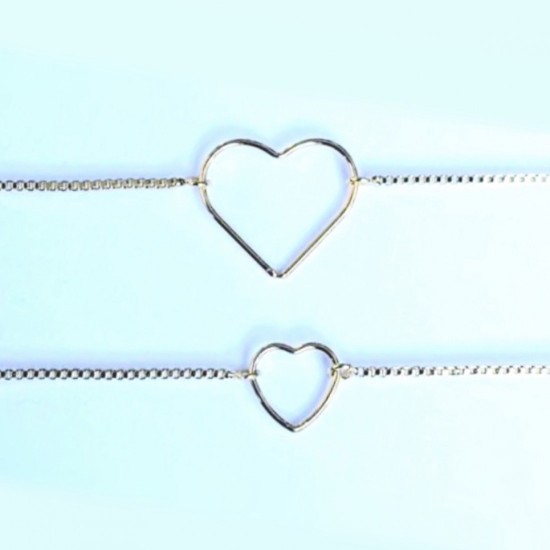 HEART NECKLACE MOMMY & ME HEART NECKLACE MOMMY & ME