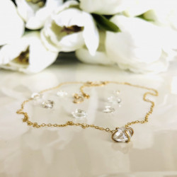 Herkimer Diamond Handmade Necklace Herkimer Diamond Handmade Necklace