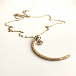 MOON AND STAR NECKLACE MOON AND STAR NECKLACE