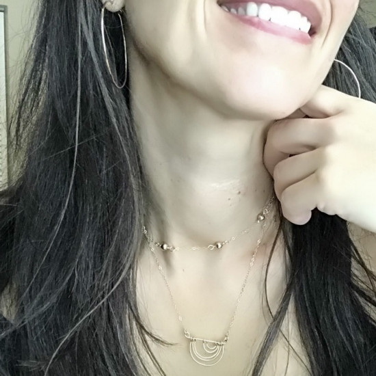NECKLACE RAINBOW DELICATE NECKLACE RAINBOW DELICATE