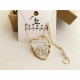 OPEN HEART MOTHER OF PEARLS NECKLACE