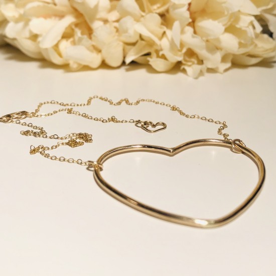 OPEN HEART NECKLACE OPEN HEART NECKLACE