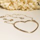 OPEN HEART NECKLACE OPEN HEART NECKLACE