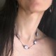 PINK AUSTRALIAN OPAL NECKLACE PINK AUSTRALIAN OPAL NECKLACE
