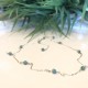 TURQUOISE LITTLE STONES NECKLACE TURQUOISE LITTLE STONES NECKLACE