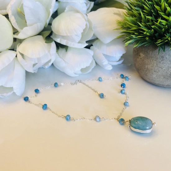 TURQUOISE PENDANT NECKLACE TURQUOISE PENDANT NECKLACE