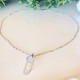 WRAPPED CRYSTAL NECKLACE WRAPPED CRYSTAL NECKLACE