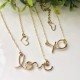 LOVE SCRIPT NECKLACE