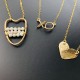 XO LOVES AND KISSES NECKLACE XO LOVES AND KISSES NECKLACE