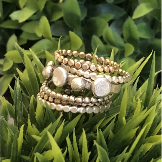 ORGANIC DISCS AND DOTTED STACKING RINGS ORGANIC DISCS AND DOTTED STACKING RINGS