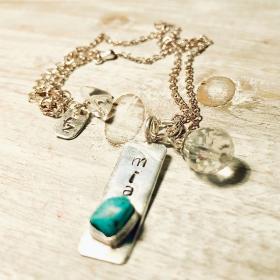 PERSONALIZED BIRTHSTONE BAR NECKLACE PERSONALIZED BIRTHSTONE BAR NECKLACE